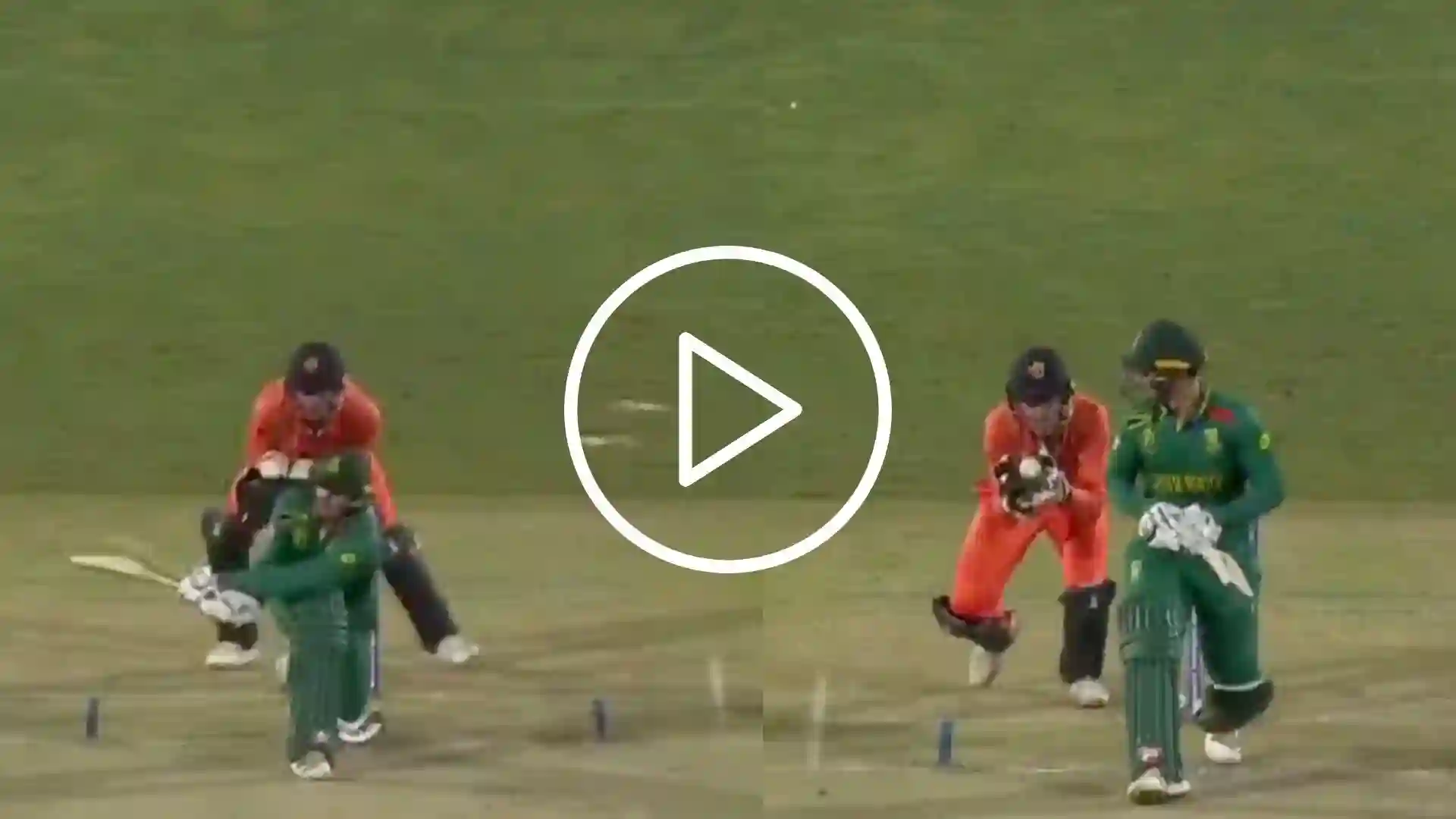 [Watch] Quinton De Kock's Poor Sweep Shot Create Shockwaves Across SA Against NED